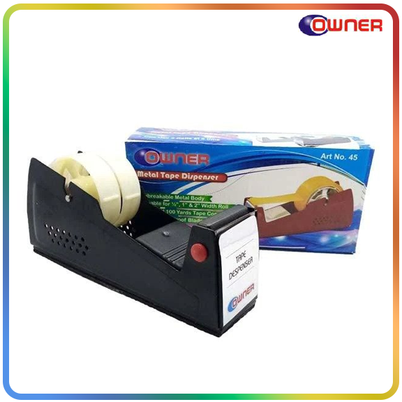 Owner Tape Dispenser For 2 Inch Tape Large Metal Tape Dispenser For 2