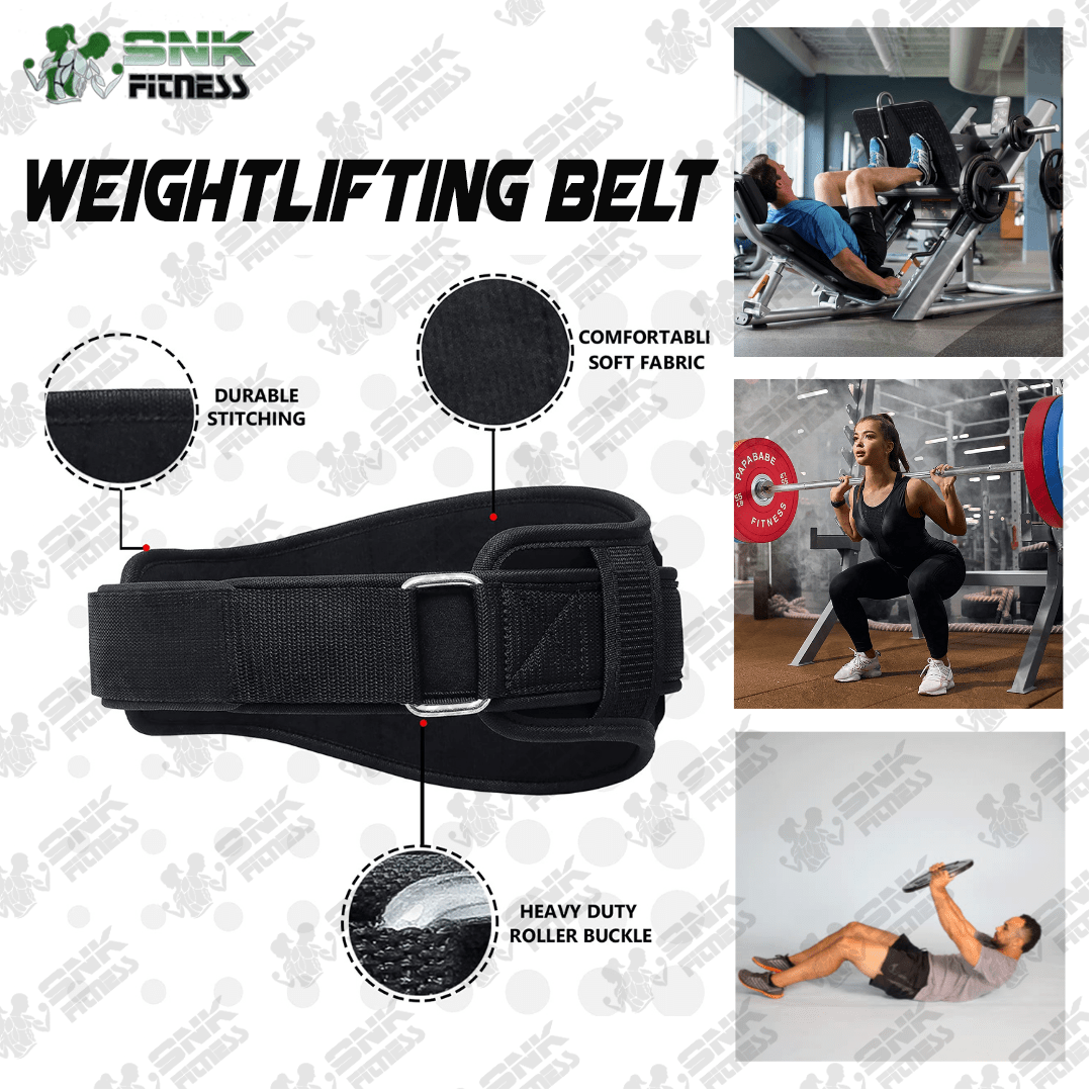 Weight Lifting Belt 5 Inches Wide 8mm Thick Gym Belt Bodybuilding