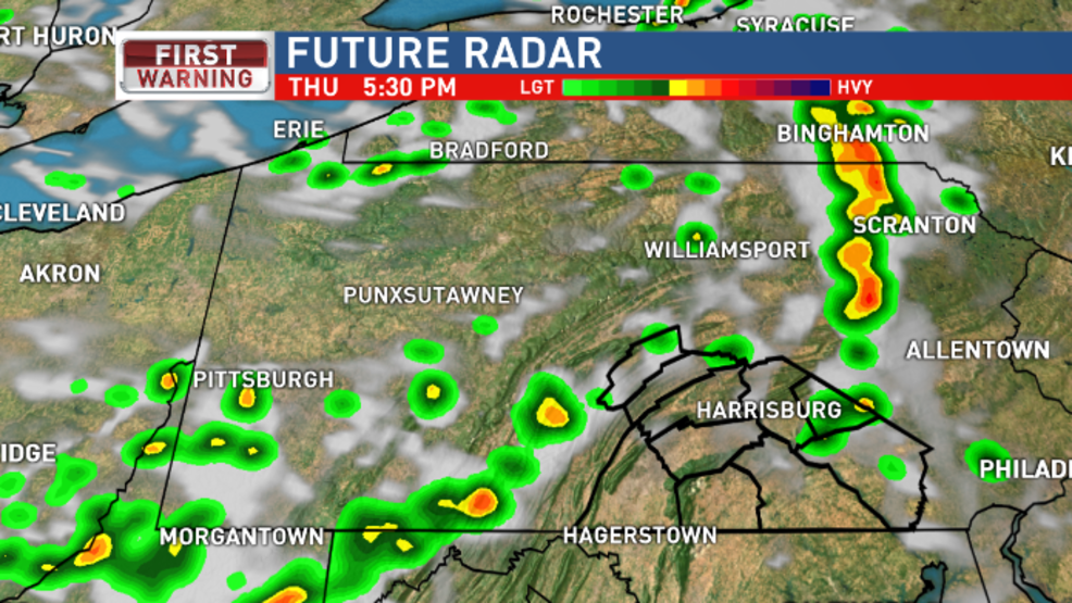 WEATHER WATCH Damaging winds and heavy downpours expected across