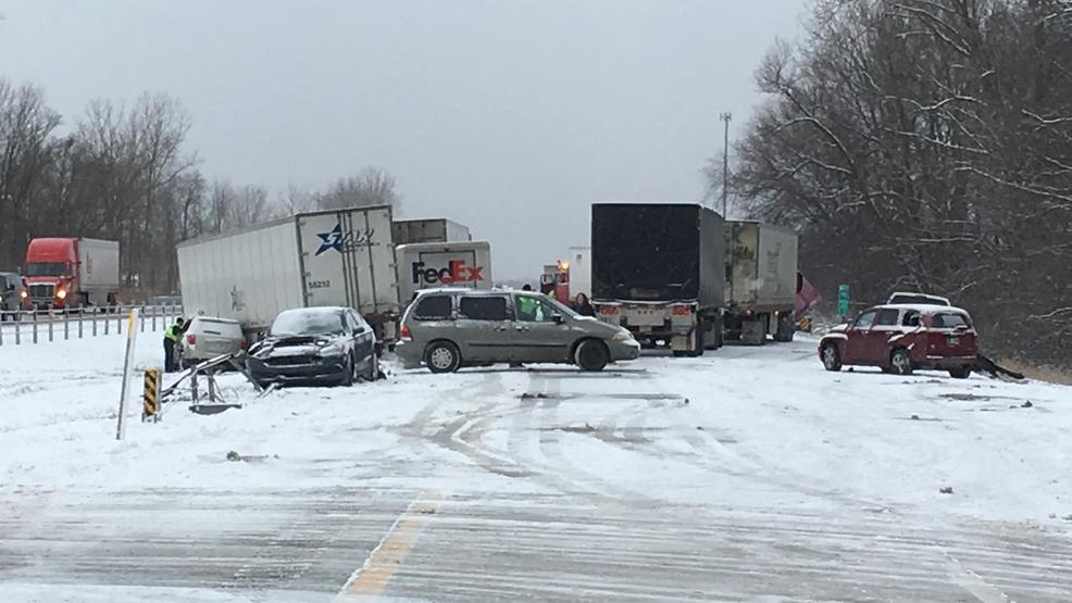 Multicar crash shuts down I94 westbound near Hartford, Michigan WWMT