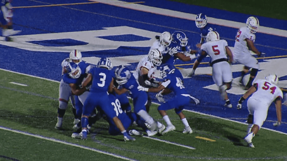 High School Football Bingham stuffs East on 2point conversion for