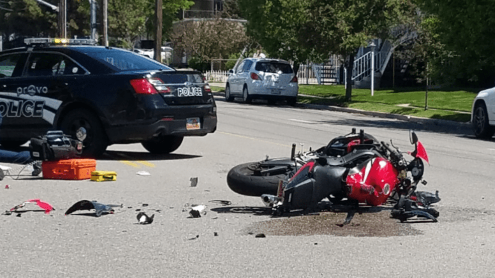 Motorcyclist killed in Provo car crash KUTV