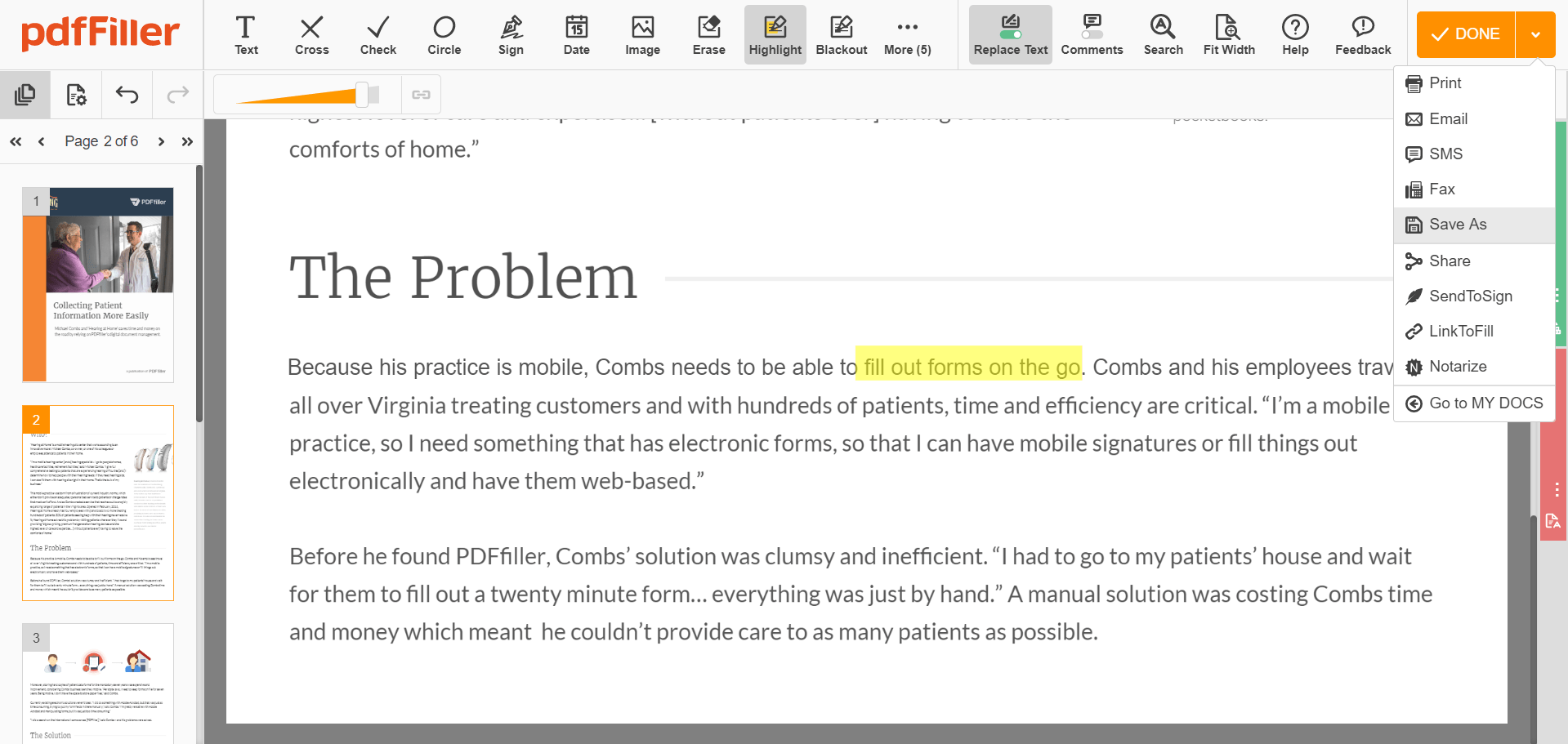 Convert PDF to PPT Online PDF to PPT Converter pdfFiller