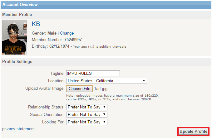 How to Change Your Avatar Picture