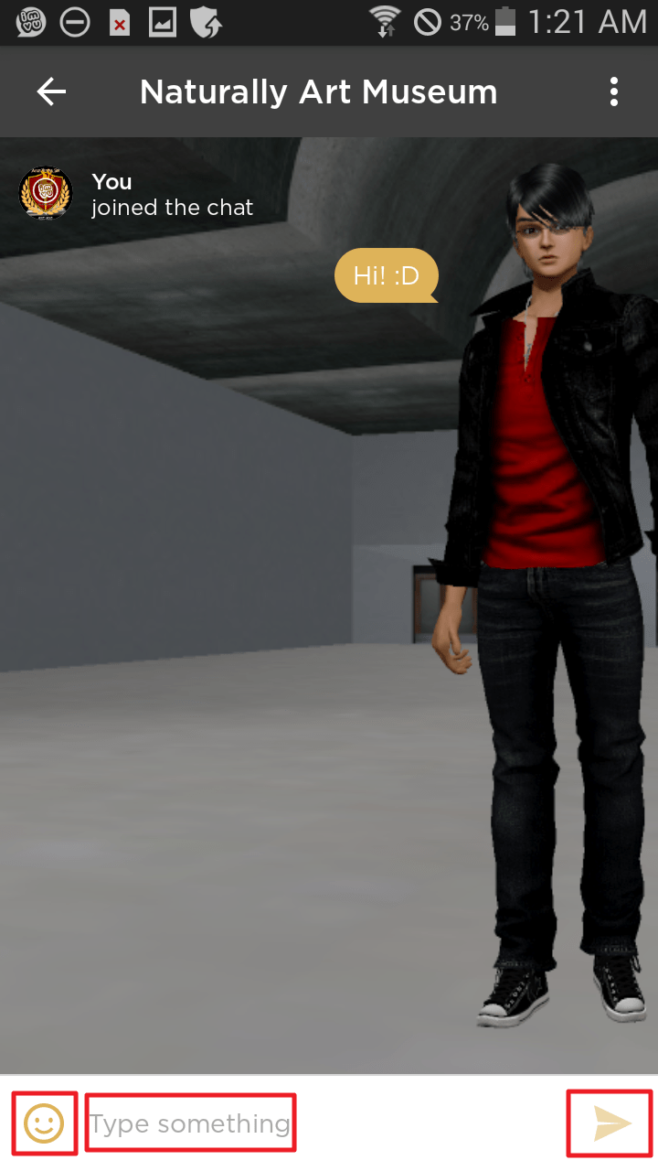 How to chat on IMVU Mobile