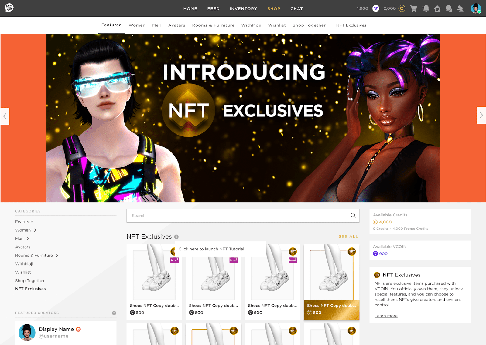 How to Buy NFTs on IMVU