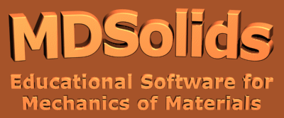 MDSolids: Educational Software for Mechanics of Materials