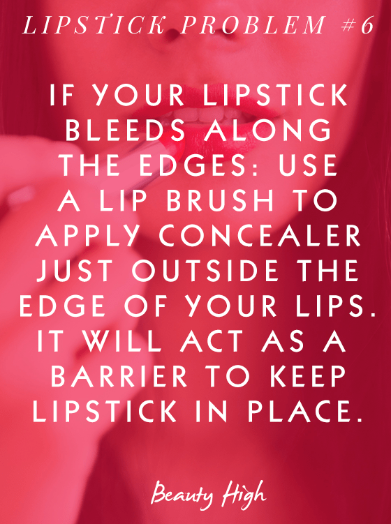 Lipstick Problems How to Fix Any Lip Issue You Face StyleCaster