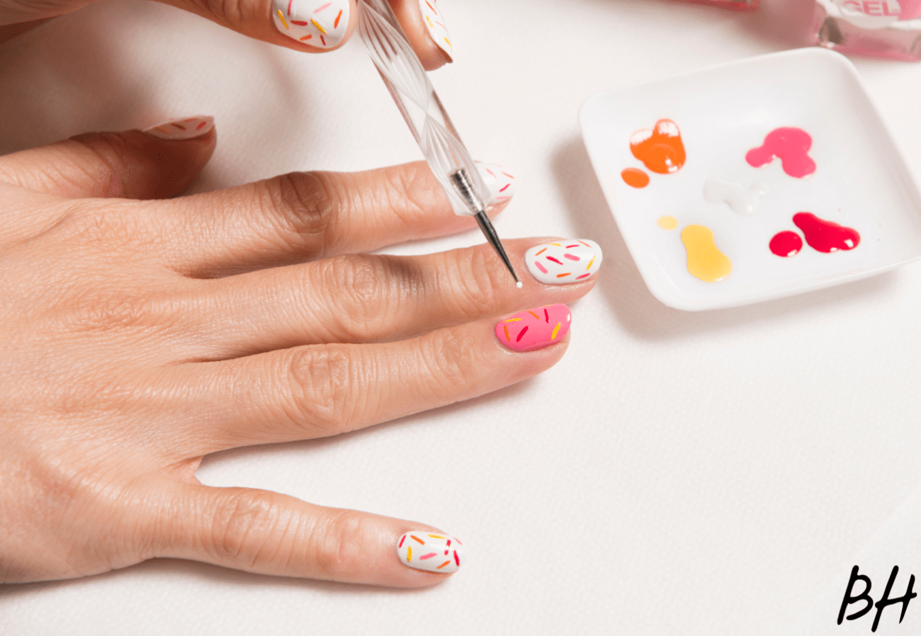 How To Get This Delicious Sprinkle Nail Art StyleCaster