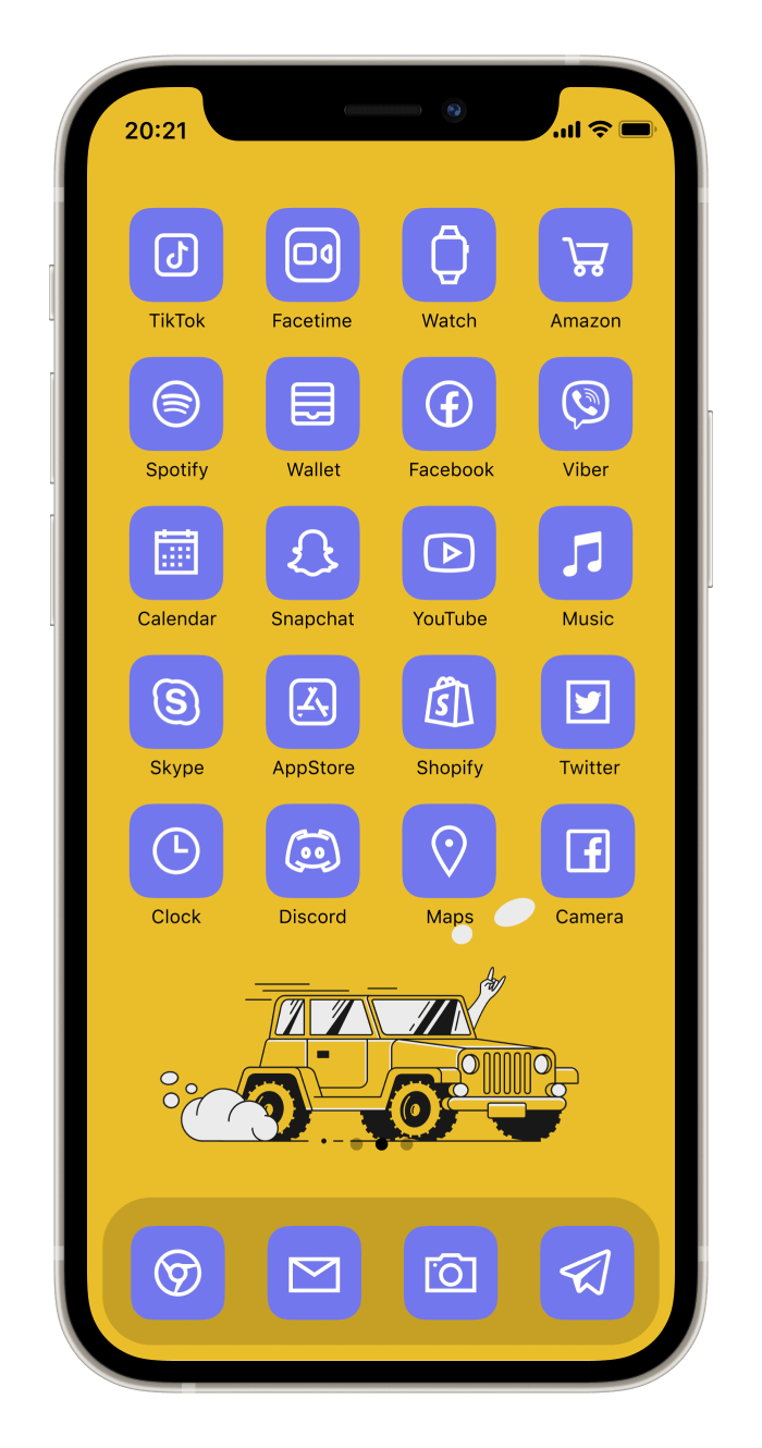 Aesthetic icons for your iOS homescreen