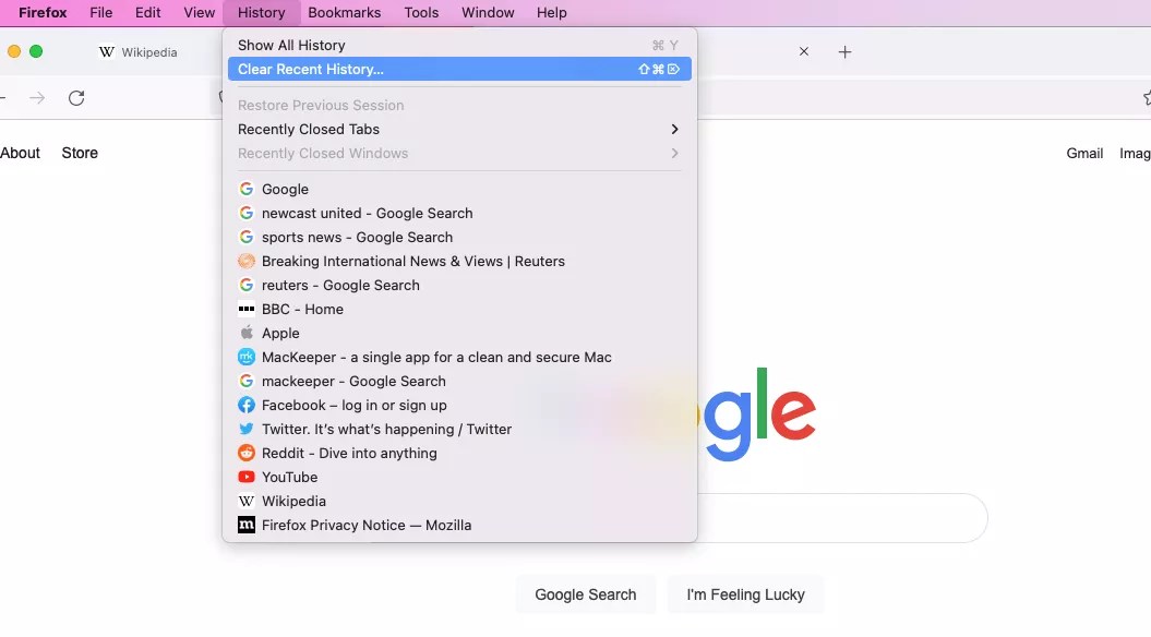 How To Get Rid Of History On Firefox Gameclass18