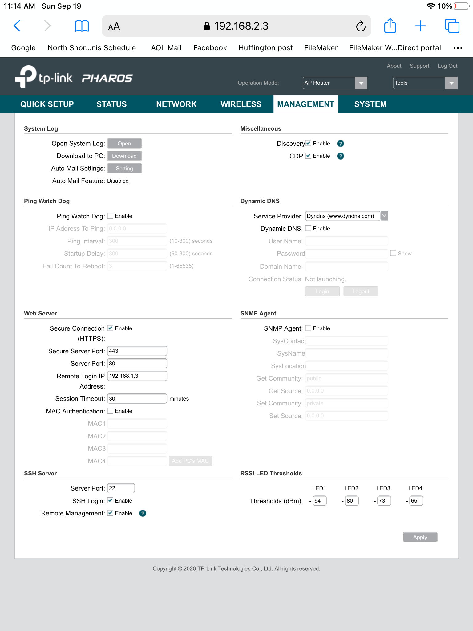 CPE210 AP Router Questions Business Community