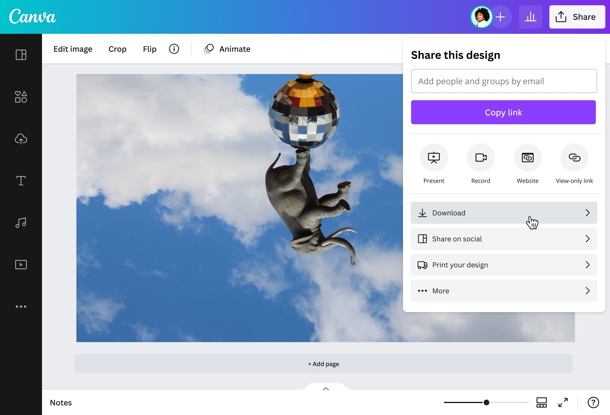 Strumento per ruotare foto e immagini: Ruota immagine online gratis | Canva