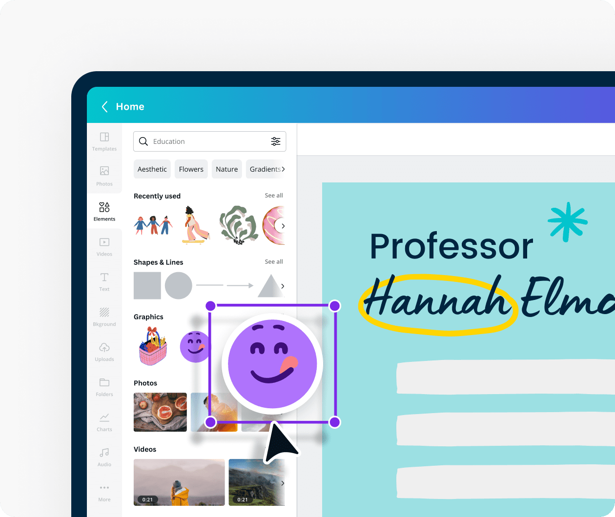 Try Canva for Education for free
