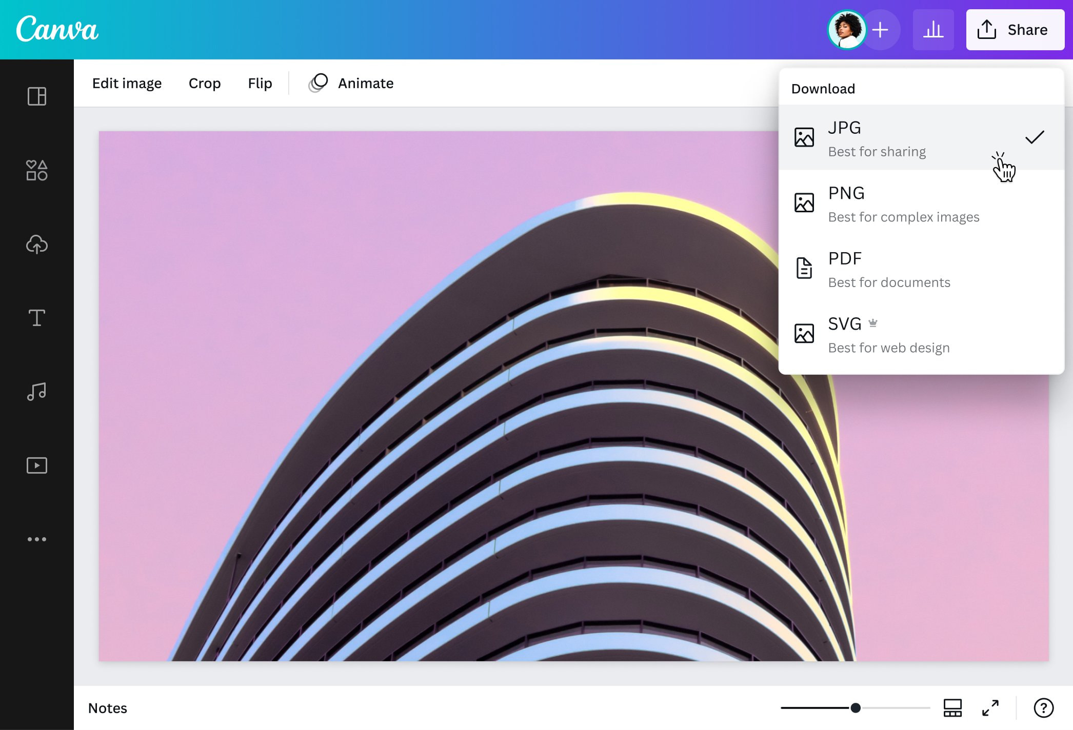Convertir de JPEG a JPG en línea gratis Canva