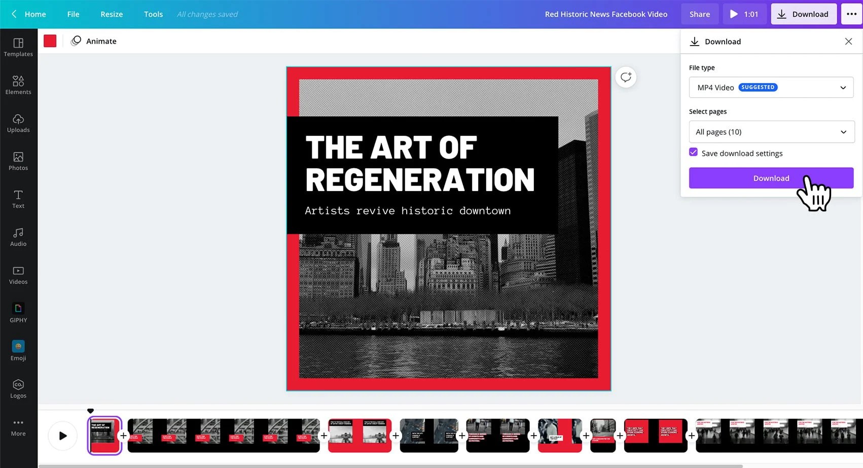 Erstelle selbst schöne VideoCollagen online Canva