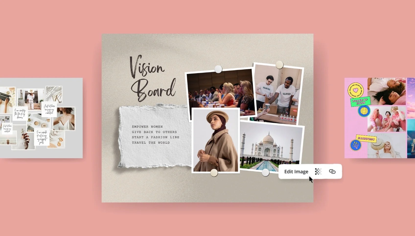 Vision Board erstellen ganz einfach & online Canva