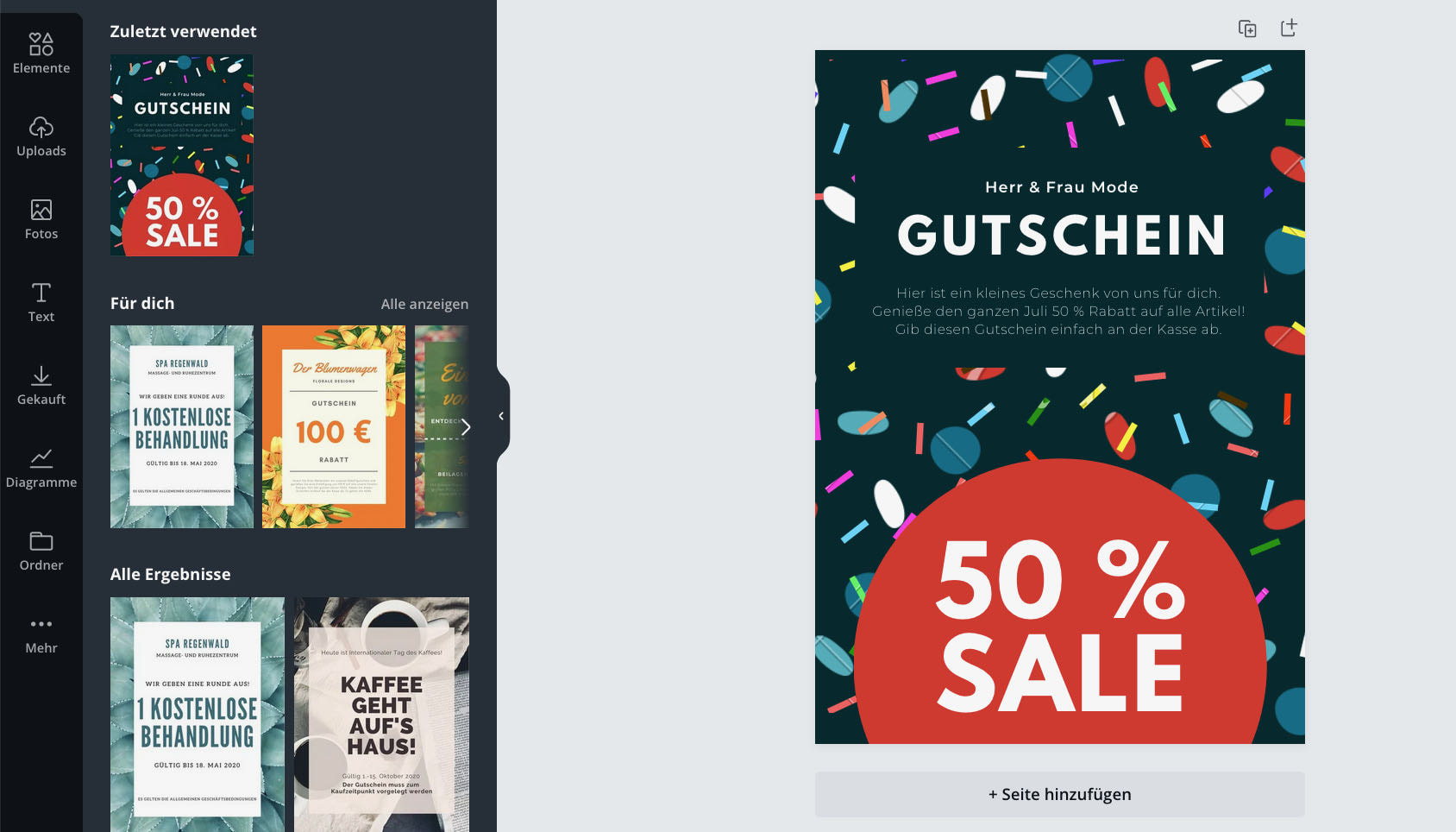 Gutscheine & Coupons erstellen online & kostenlos Canva