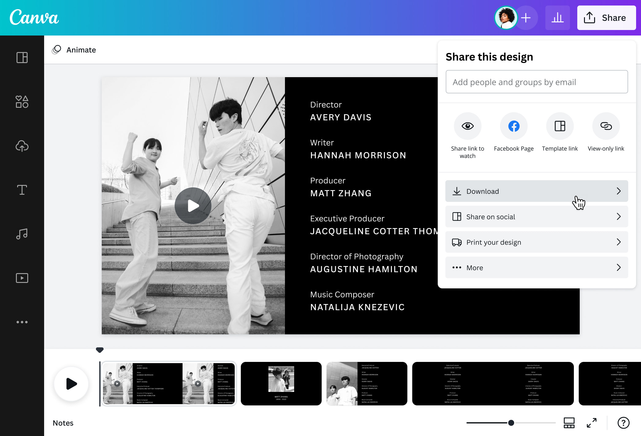 Free Movie Maker Create a Movie Online Canva