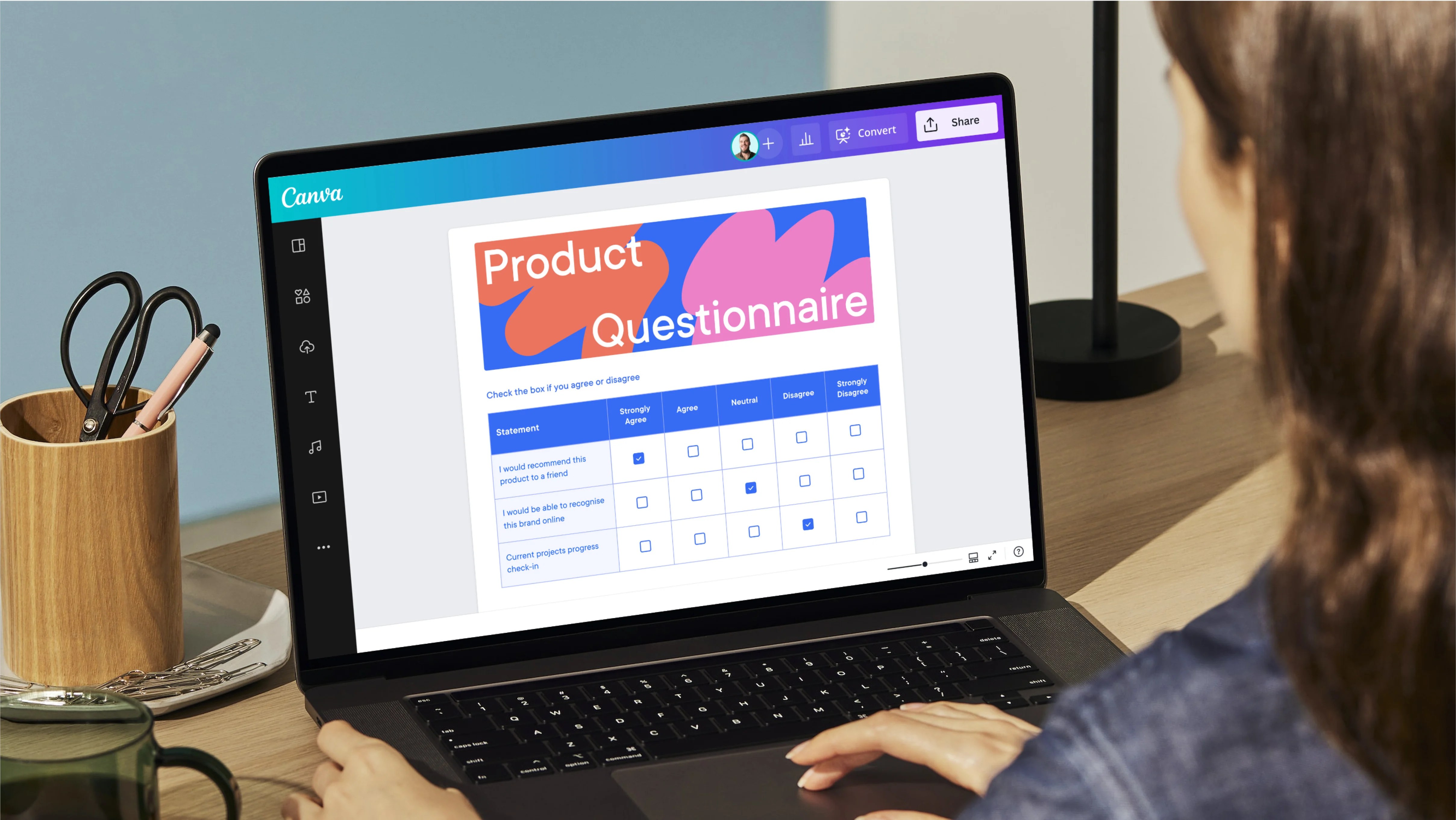 How to Make a Questionnaire (Examples & Templates) Canva