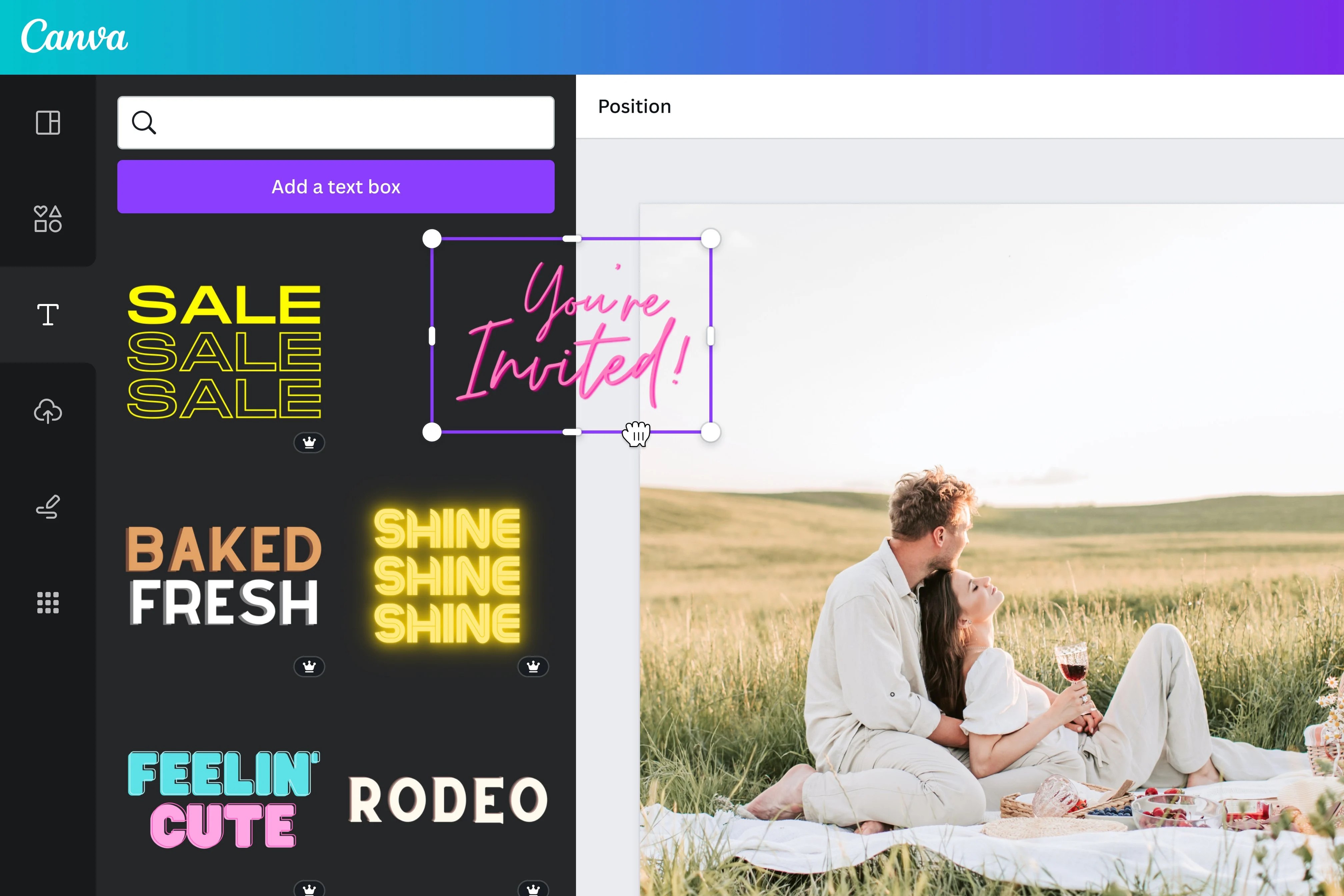 Add Text To Photo Online for Free | Canva