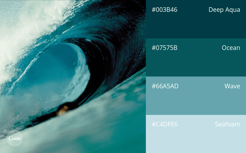 Blue is generally a peaceful color. 100 Color Combination Ideas And Examples Canva