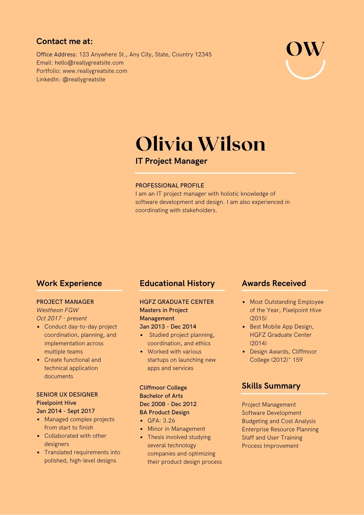 Resume Canva / How To Create A Professional Resume For Free In Canva