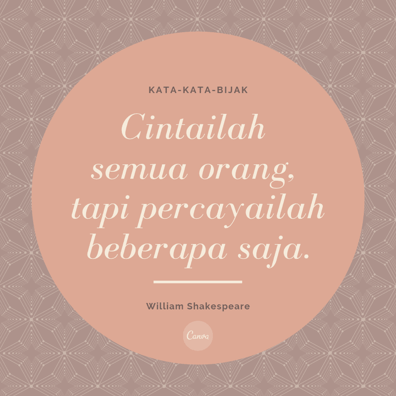 Kumpulan Kata Kata Bijak Terbaik Dengan Gambar Canva