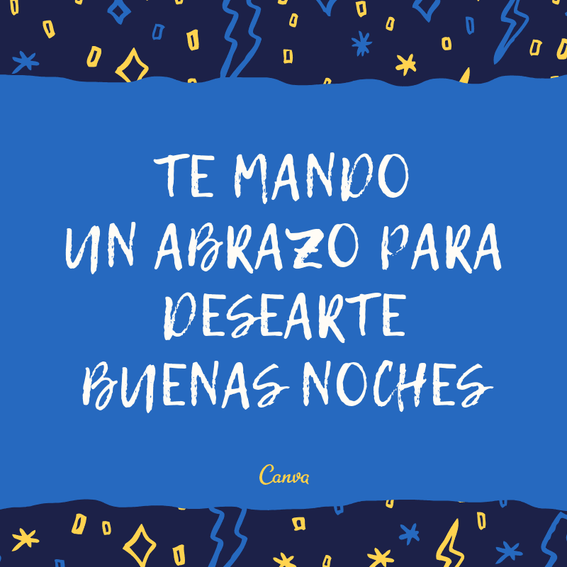 Geniales frases de buenas noches para compartir Canva