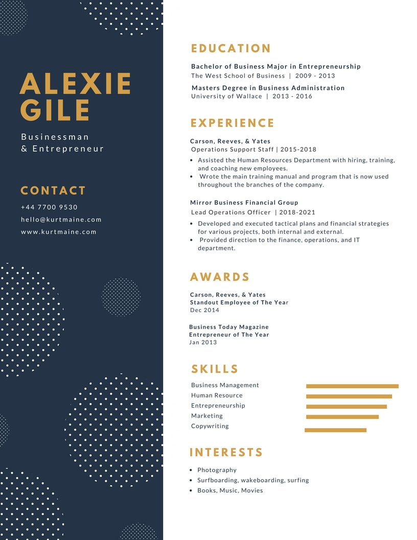Cv Designer Graphique Cv Curriculum Vitae Graphique Et Design Etsy