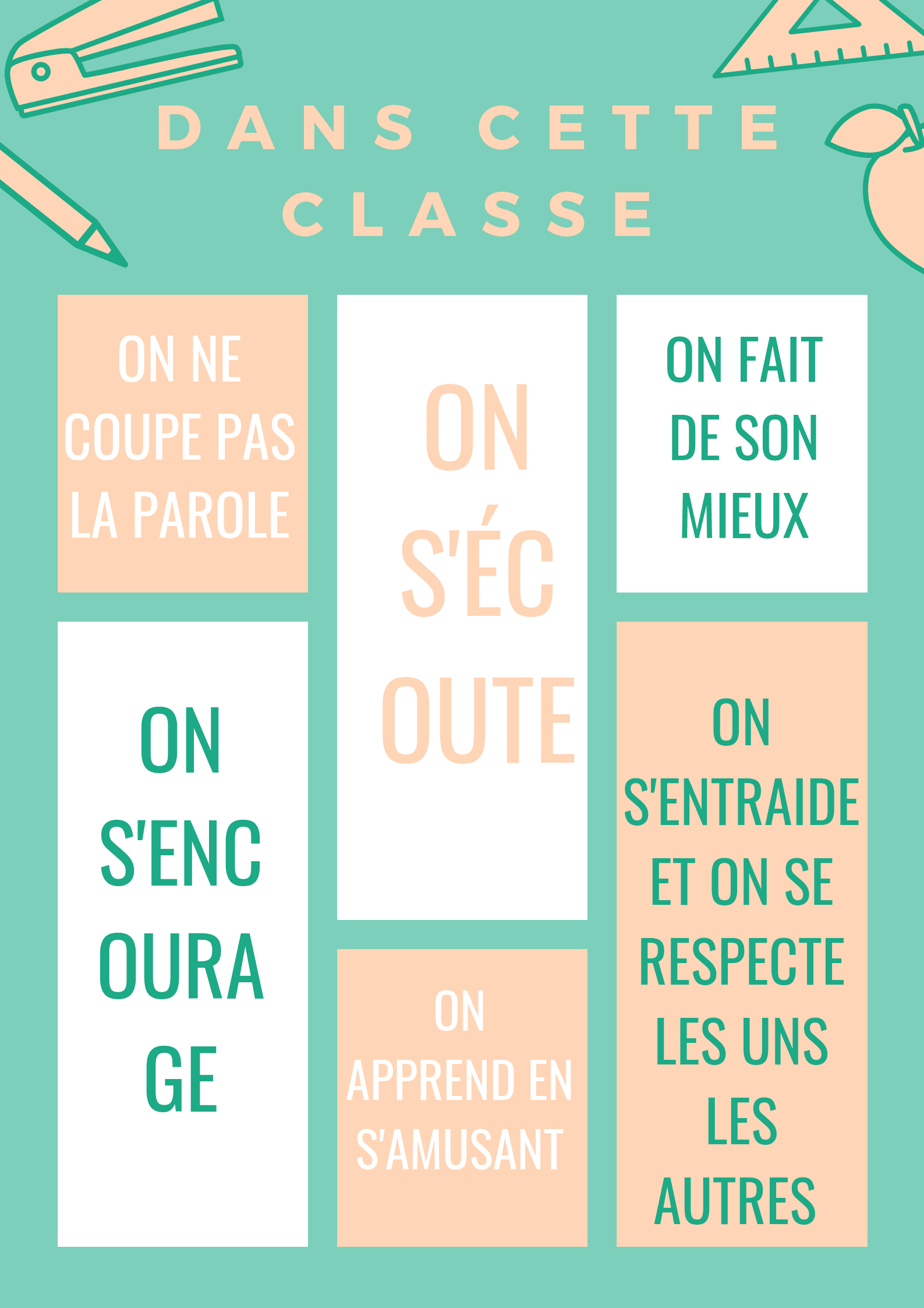 Les plus belles affiches pour votre salle de classe - Canva