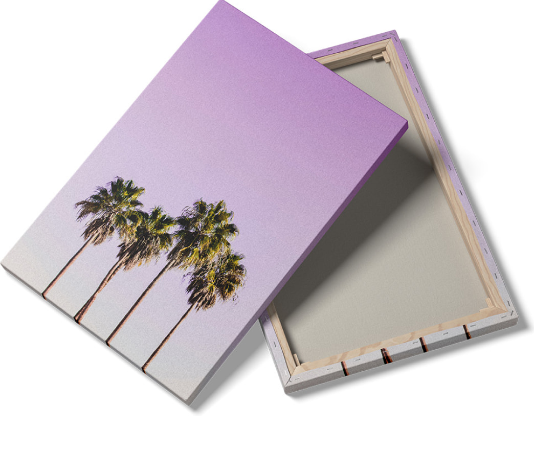 Print custom canvases with Canva