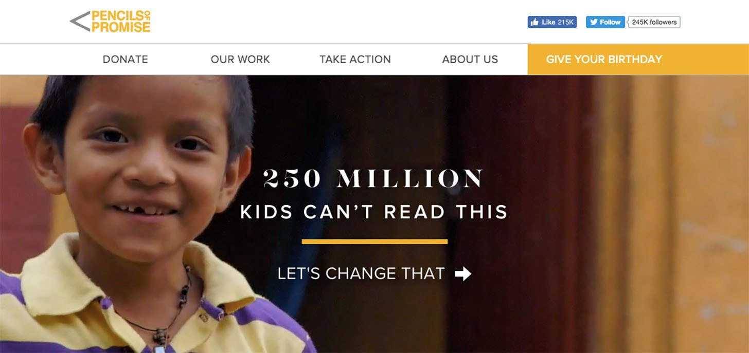 How Pencils of Promise uses design to engage social advocates across the world