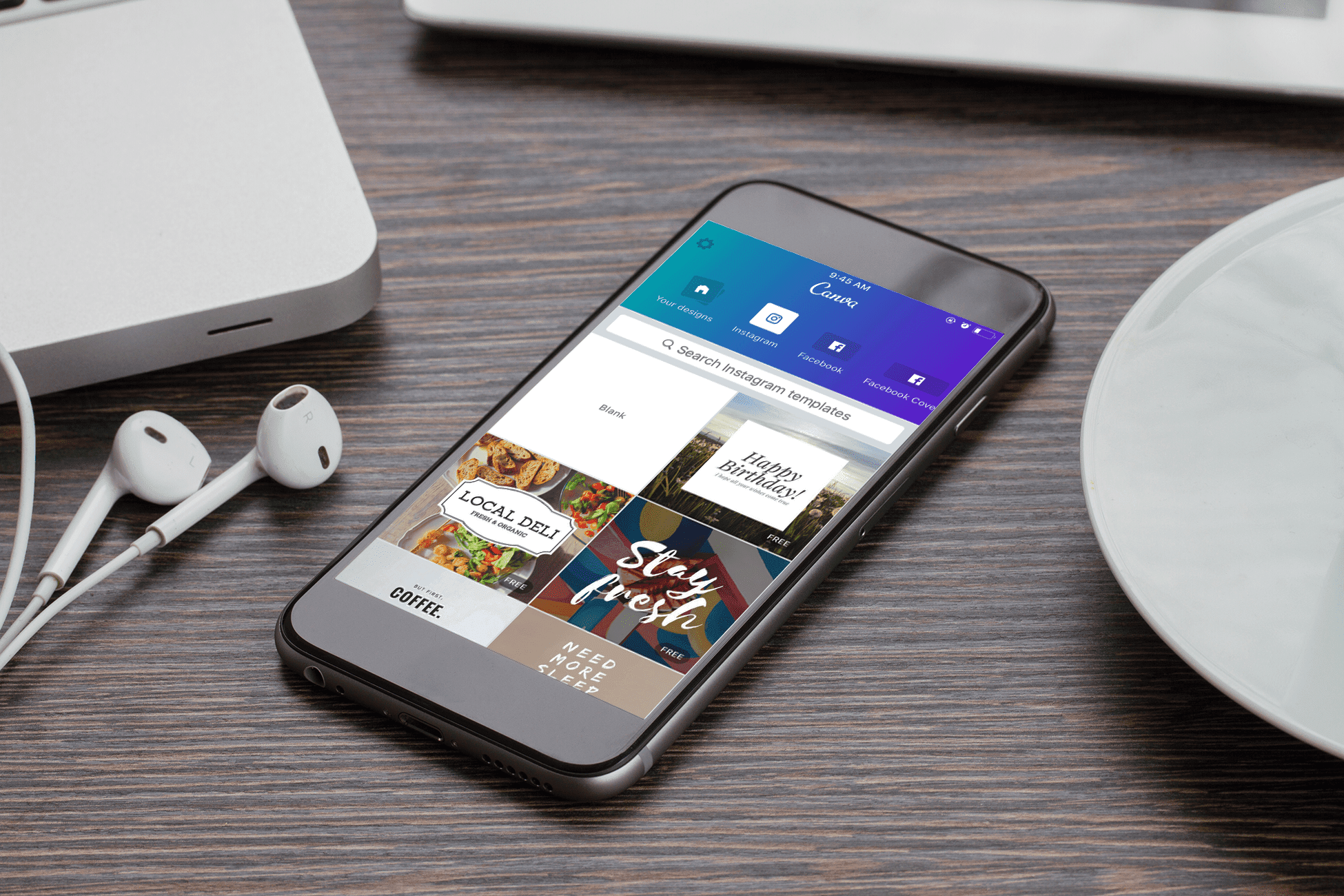 Ideas for designing using the Canva app