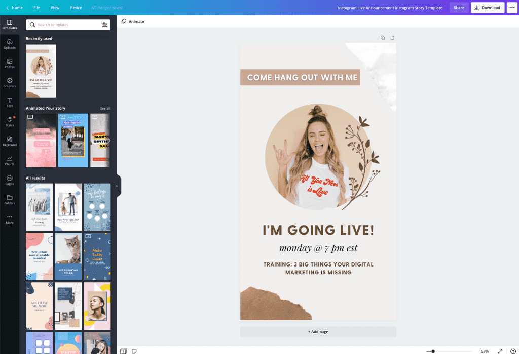 Free Online Instagram Story Maker Create Custom Designs Online Canva