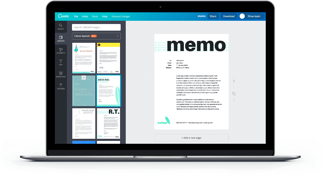 Free Online Memo Maker Design a Custom Memo Canva