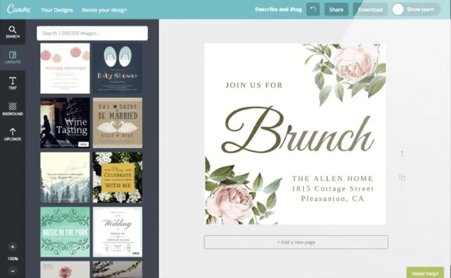 メールで送れる招待状を無料作成 Canva
