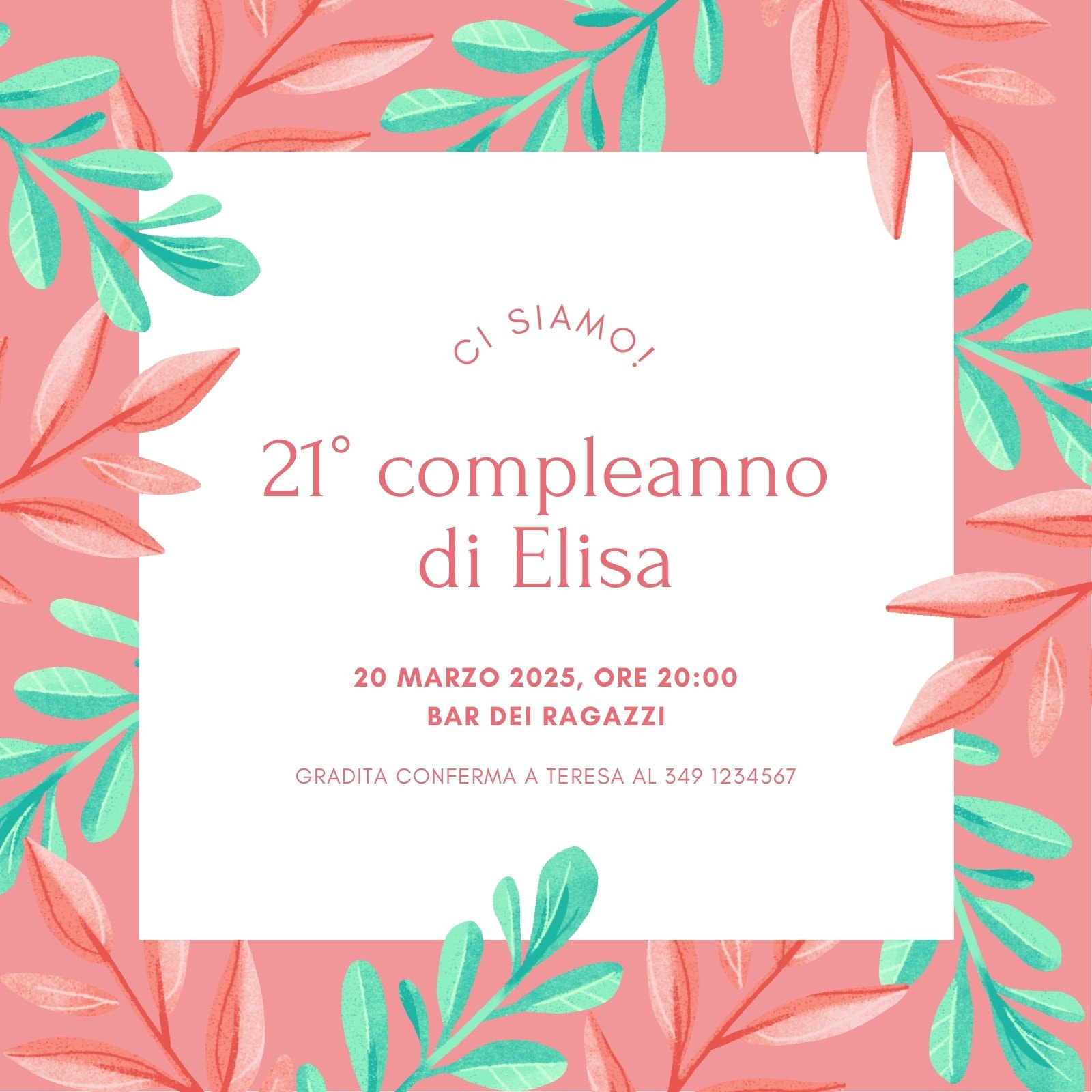 Crea Biglietti Inviti Compleanno Online Gratis Canva