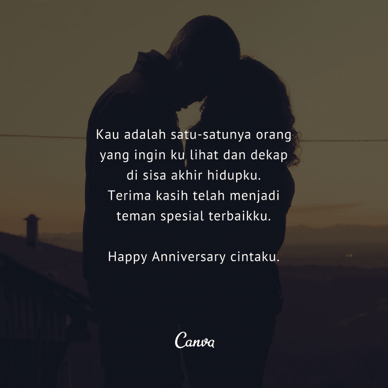 Kumpulan Kata Kata Anniversary Singkat | Dengan Gambar - Canva