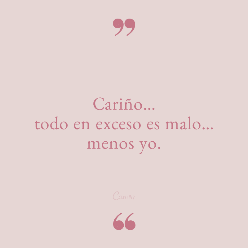 Divertidas frases de amor chistosas para compartir Canva