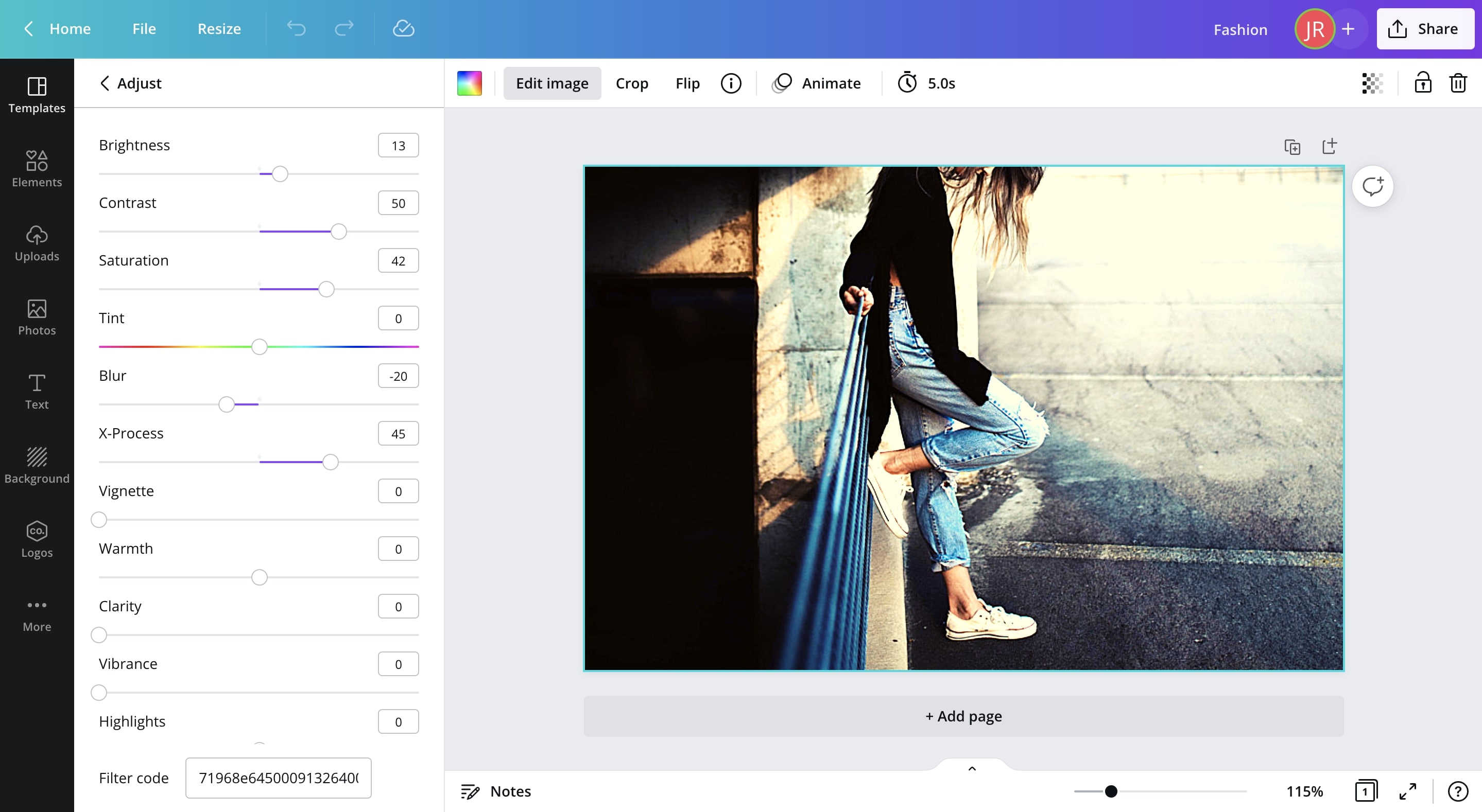 Enhance Canva pictures to achieve brand consistency