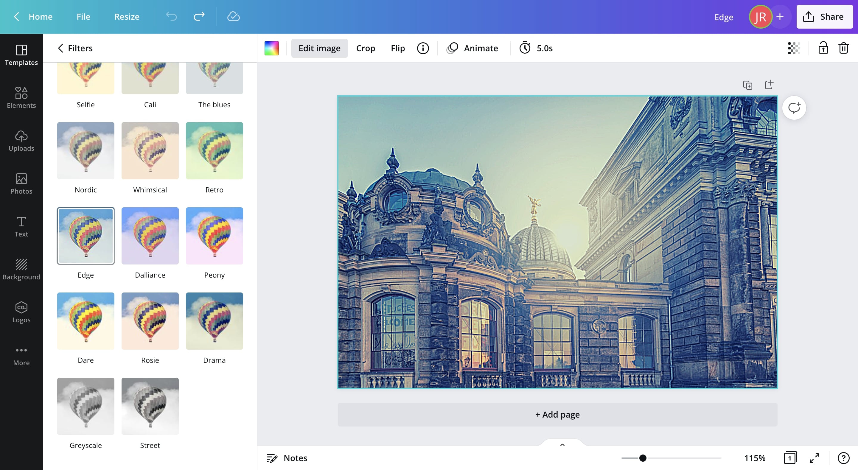 Enhance Canva pictures to achieve brand consistency