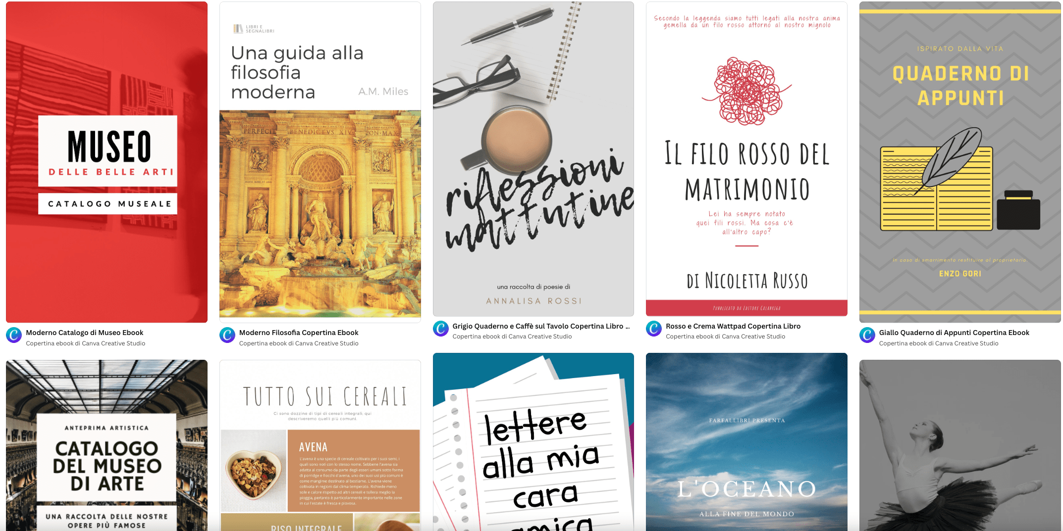 Crea un eBook online gratis velocemente e facilmente Canva