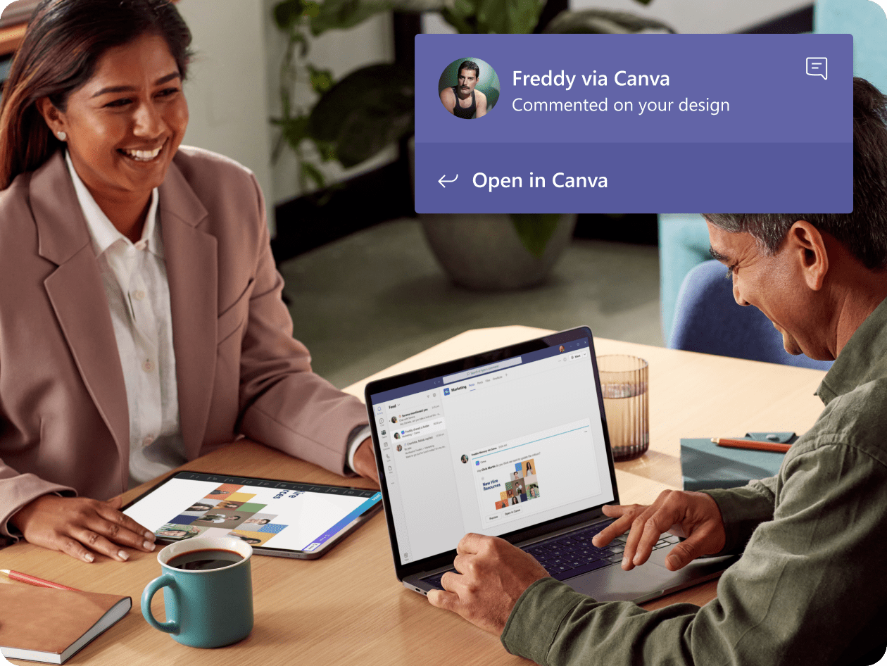 Canva + Microsoft Teams integration Canva