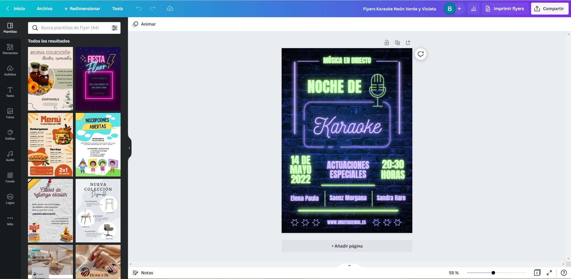 Hacer flyers únicos y gratis con Canva es posible