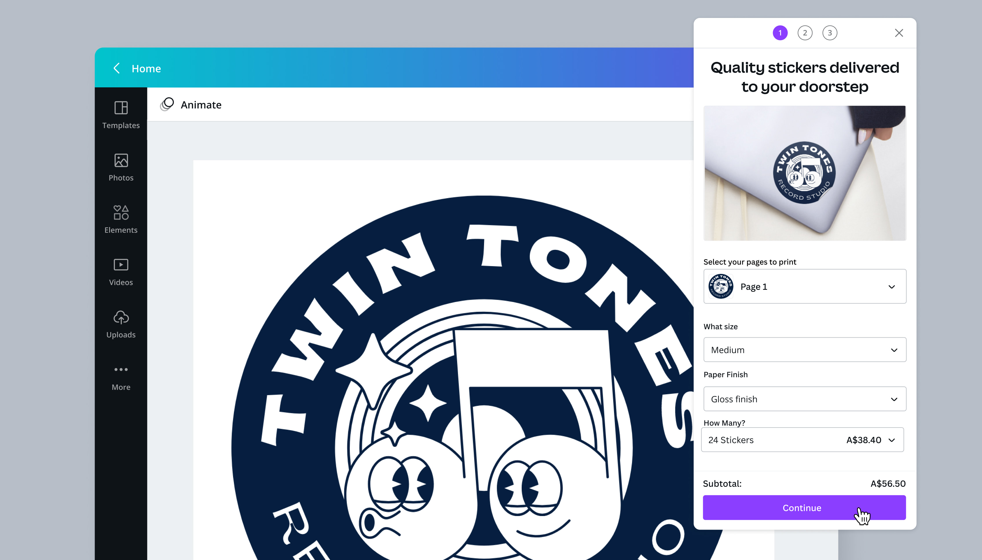 로고 스티커 만들기. 무료 템플릿으로 만드는 로고 스티커 디자인 Canva(캔바)