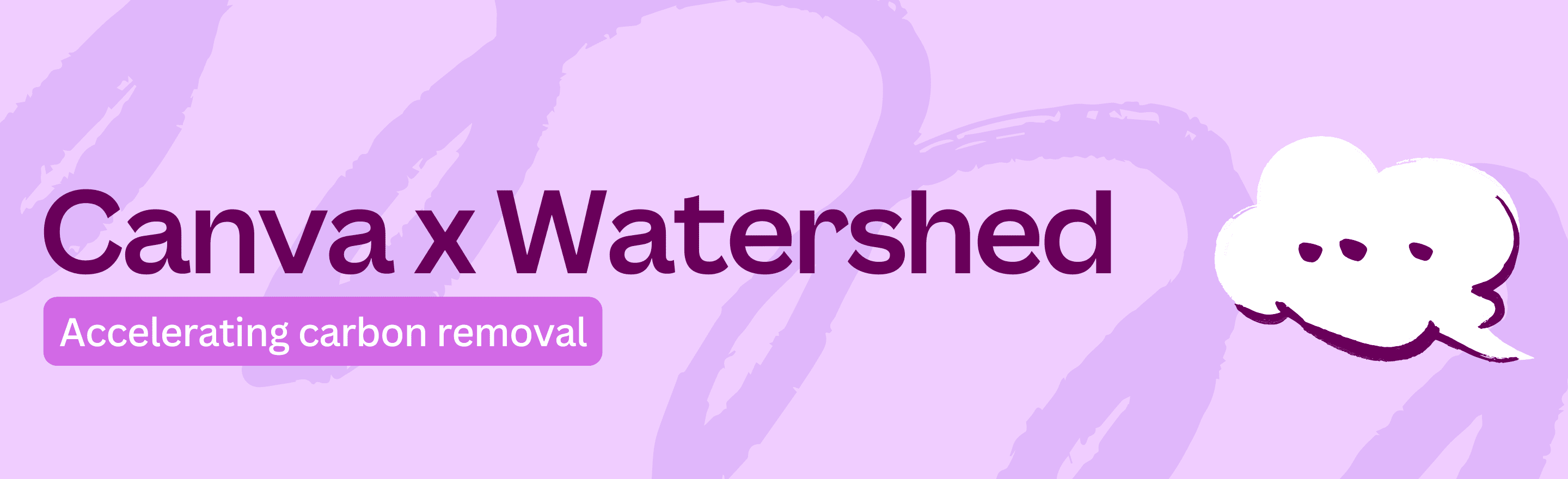 Accelerating carbon removal through our partnership with Watershed