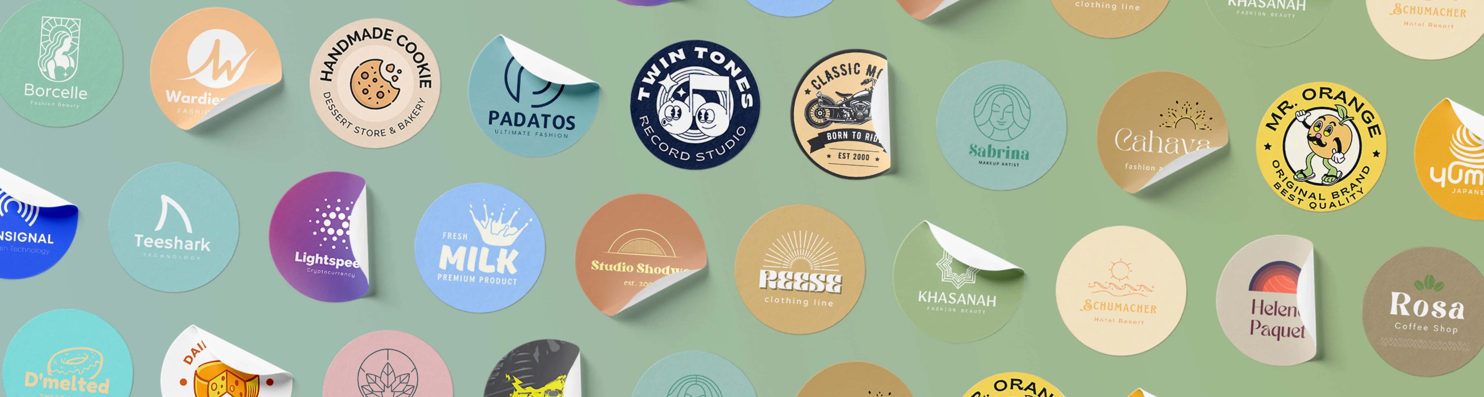 Sticker logo personnalisé Créez vos stickers en ligne Canva