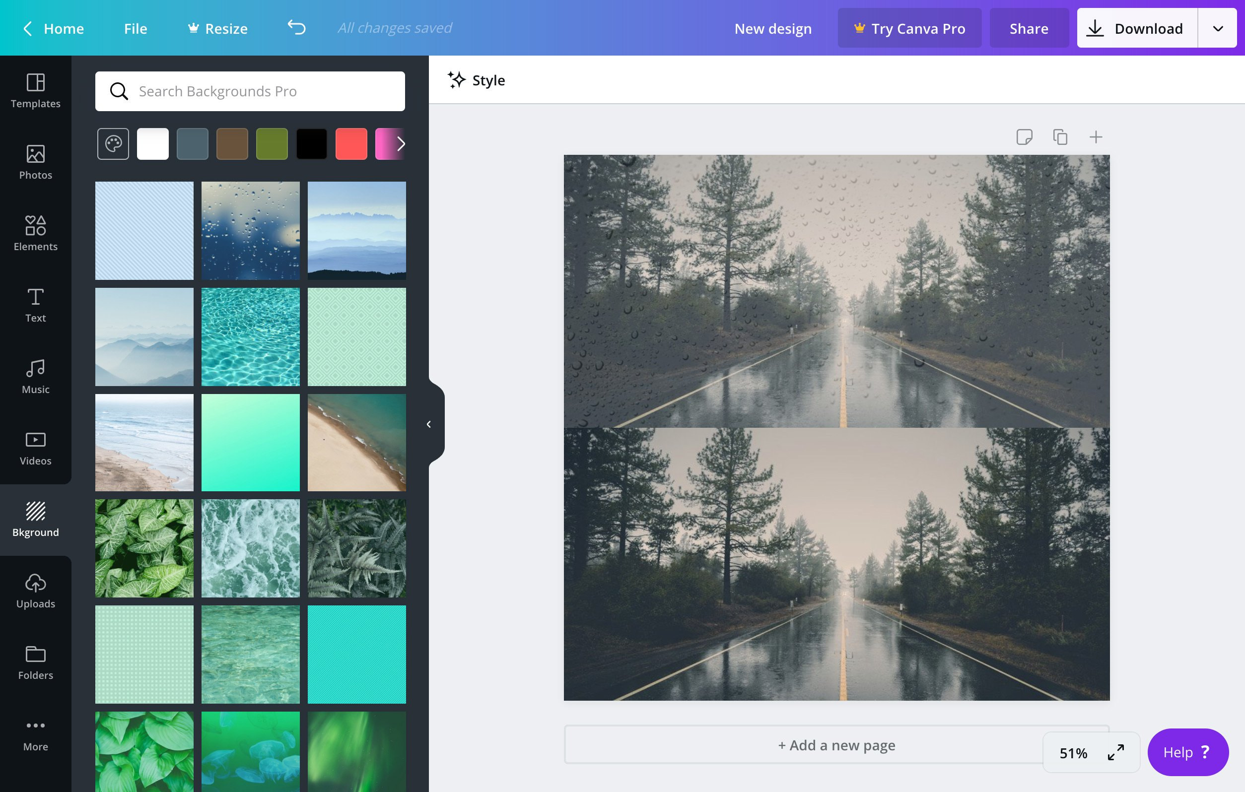 Cara Membuat Tekstur Foto dan Gambar Secara Online Canva