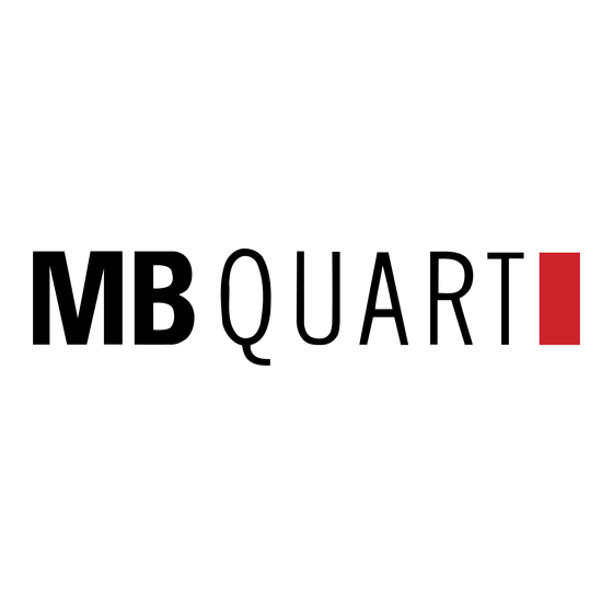 MB QUART JC2169SB INSTALLATION INSTRUCTIONS Pdf Download ManualsLib